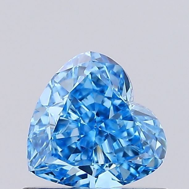 Loose Diamond - HEART 0.55ct Fancy Vivid Blue VVS2: Loose Diamond - HEART 0.55ct Fancy Vivid Blue VVS2 Source: This is a real non-mined Diamond that has been grown in a lab Shape: HEART Carats: 0.55 Color: Fancy Vivid Blue Certification: IGI Video: