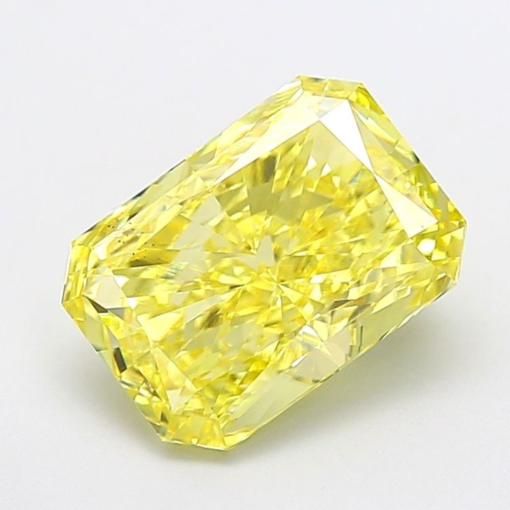 Loose Diamond - RADIANT 4.01ct Fancy Vivid Yellow VS2: Loose Diamond - RADIANT 4.01ct Fancy Vivid Yellow VS2 Source: This is a real non-mined Diamond that has been grown in a lab Shape: RADIANT Carats: 4.01 Color: Fancy Vivid Yellow Certification: IGI Vid