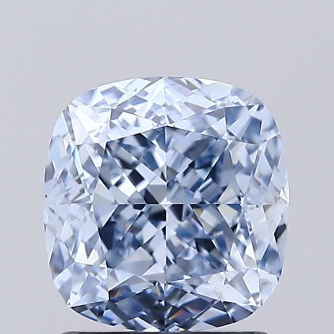 Loose Diamond - CUSHION MODIFIED 1.66ct Fancy Blue VVS2: Loose Diamond - CUSHION MODIFIED 1.66ct Fancy Blue VVS2 Source: This is a real non-mined Diamond that has been grown in a lab Shape: CUSHION MODIFIED Carats: 1.66 Color: Fancy Blue Certification: IGI 