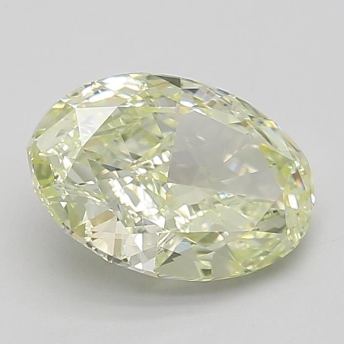 Loose Diamond - OVAL 1.89ct Fancy Light Green Green VS1: Loose Diamond - OVAL 1.89ct Fancy Light Green Green VS1 Source: This is a real non-mined Diamond that has been grown in a lab Shape: OVAL Carats: 1.89 Color: Fancy Light Green Green Certification: IGI