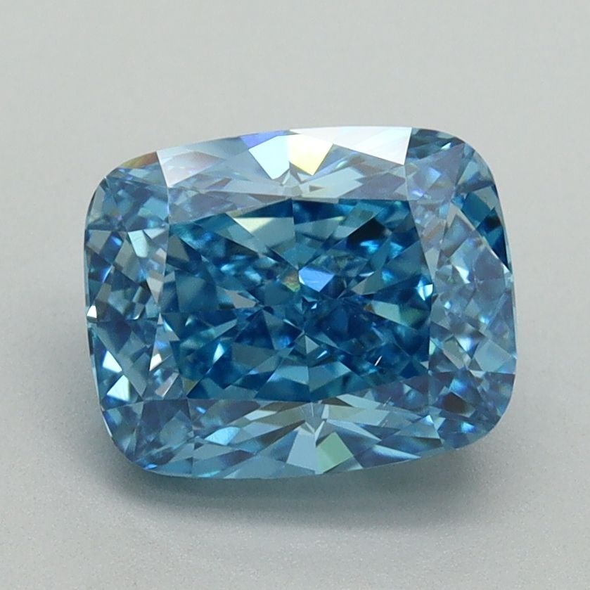 Loose Diamond - CUSHION MODIFIED 2.13ct Fancy Vivid Blue VS2: Loose Diamond - CUSHION MODIFIED 2.13ct Fancy Vivid Blue VS2 Source: This is a real non-mined Diamond that has been grown in a lab Shape: CUSHION MODIFIED Carats: 2.13 Color: Fancy Vivid Blue Certific