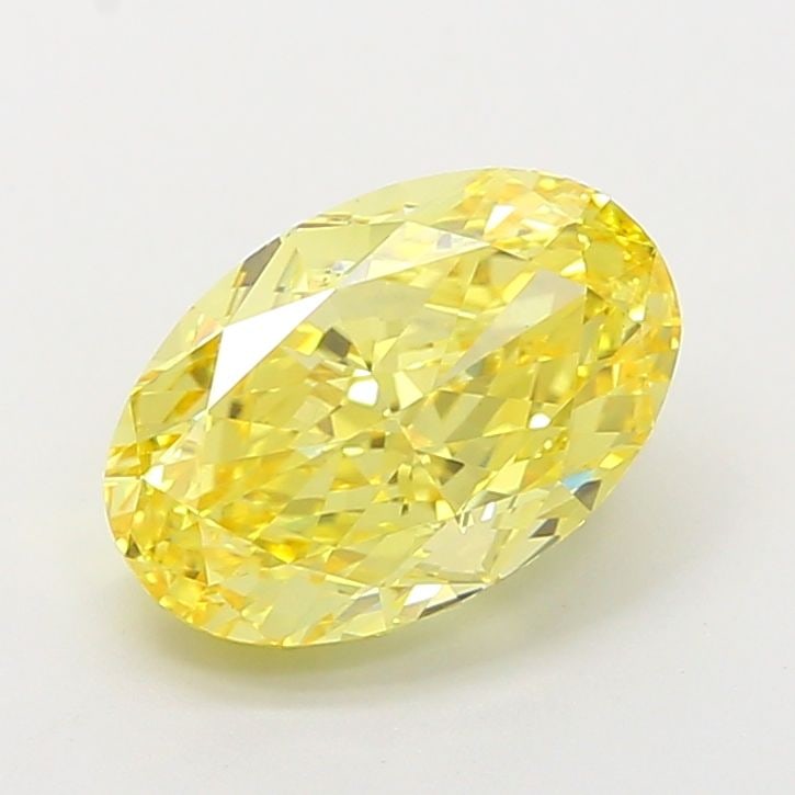 Loose Diamond - OVAL 3.59ct Fancy Vivid Yellow VVS2: Loose Diamond - OVAL 3.59ct Fancy Vivid Yellow VVS2 Source: This is a real non-mined Diamond that has been grown in a lab Shape: OVAL Carats: 3.59 Color: Fancy Vivid Yellow Certification: IGI Video: