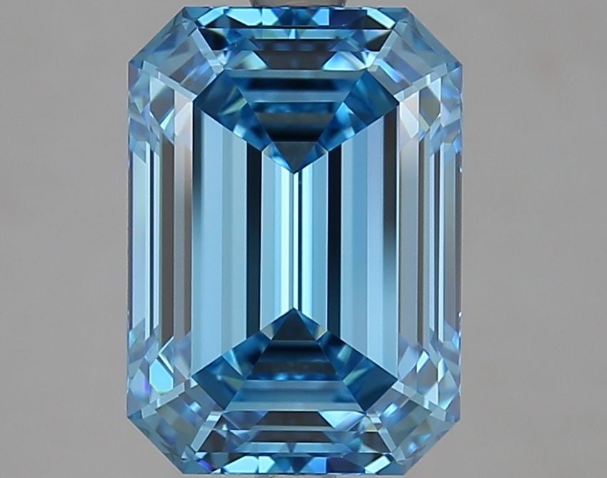 Loose Diamond - EMERALD 4.01ct Fancy Vivid Blue VVS2 (1 of 1)