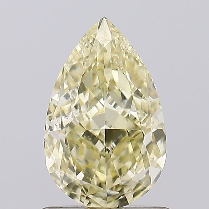 Loose Diamond - PEAR 1.02ct Fancy Yellow VVS2: Loose Diamond - PEAR 1.02ct Fancy Yellow VVS2 Source: This is a real non-mined Diamond that has been grown in a lab Shape: PEAR Carats: 1.02 Color: Fancy Yellow Certification: IGI Video: