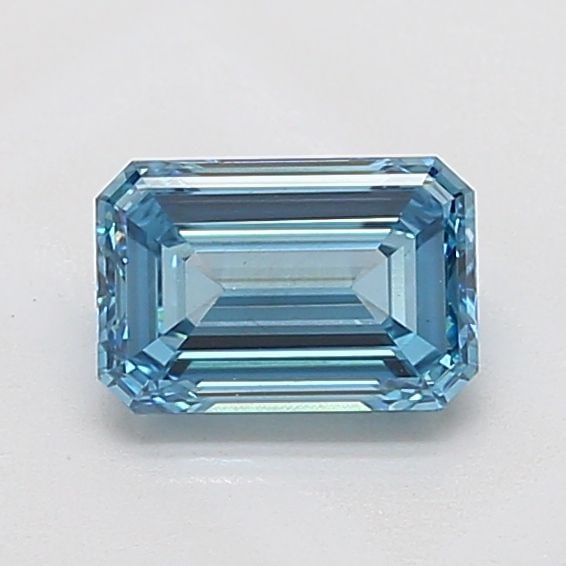 Loose Diamond - EMERALD 1.5ct Fancy Vivid Blue VS2: Loose Diamond - EMERALD 1.5ct Fancy Vivid Blue VS2 Source: This is a real non-mined Diamond that has been grown in a lab Shape: EMERALD Carats: 1.5 Color: Fancy Vivid Blue Certification: IGI Video: