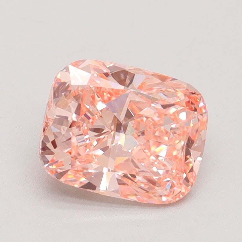 Loose Diamond - CUSHION BRILLIANT 1.53ct Fancy Vivid Pink VS1: Loose Diamond - CUSHION BRILLIANT 1.53ct Fancy Vivid Pink VS1 Source: This is a real non-mined Diamond that has been grown in a lab Shape: CUSHION BRILLIANT Carats: 1.53 Color: Fancy Vivid Pink Certif