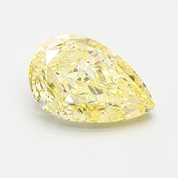 Loose Diamond - PEAR 1.03ct Fancy Intense Yellow VS2: Loose Diamond - PEAR 1.03ct Fancy Intense Yellow VS2 Source: This is a real non-mined Diamond that has been grown in a lab Shape: PEAR Carats: 1.03 Color: Fancy Intense Yellow Certification: IGI Video