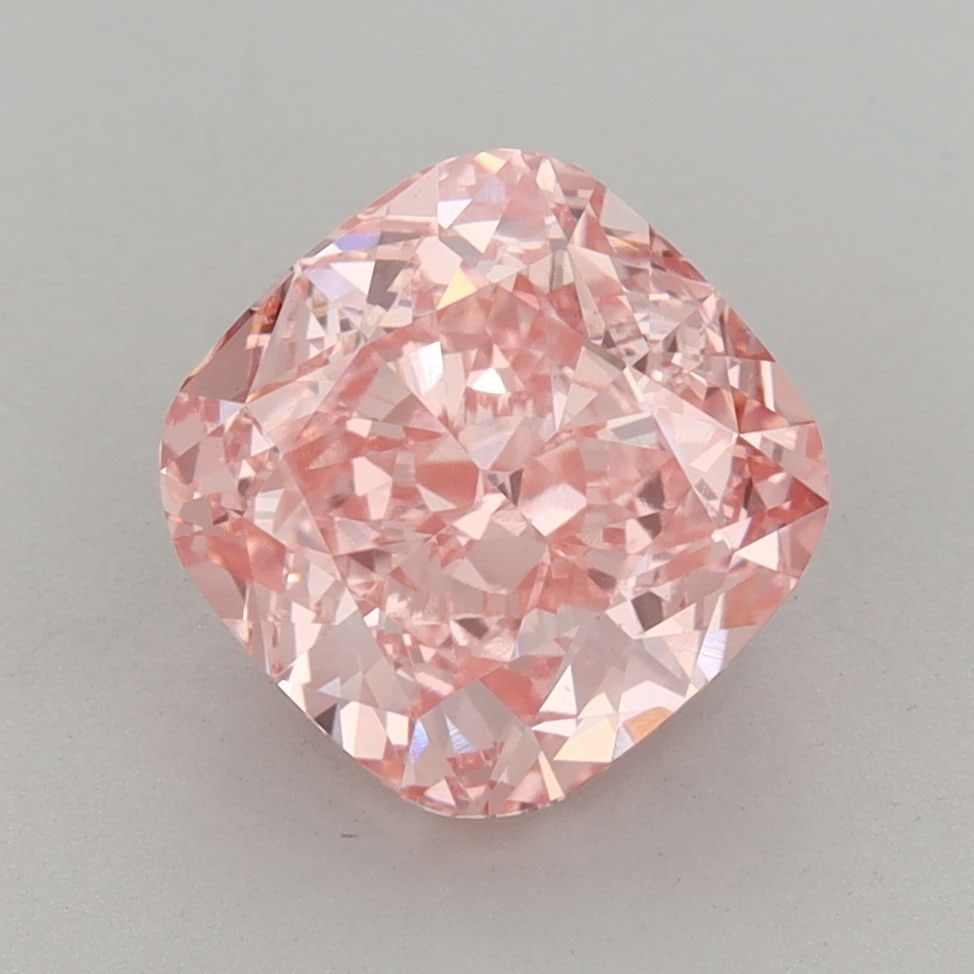 Loose Diamond - CUSHION MODIFIED 3.16ct Fancy Vivid Pink VS1: Loose Diamond - CUSHION MODIFIED 3.16ct Fancy Vivid Pink VS1 Source: This is a real non-mined Diamond that has been grown in a lab Shape: CUSHION MODIFIED Carats: 3.16 Color: Fancy Vivid Pink Certific