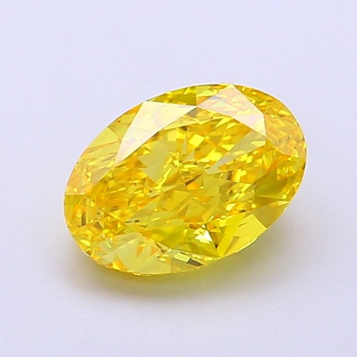 Loose Diamond - OVAL 1.83ct Fancy Vivid Yellow VS1: Loose Diamond - OVAL 1.83ct Fancy Vivid Yellow VS1 Source: This is a real non-mined Diamond that has been grown in a lab Shape: OVAL Carats: 1.83 Color: Fancy Vivid Yellow Certification: IGI Video: