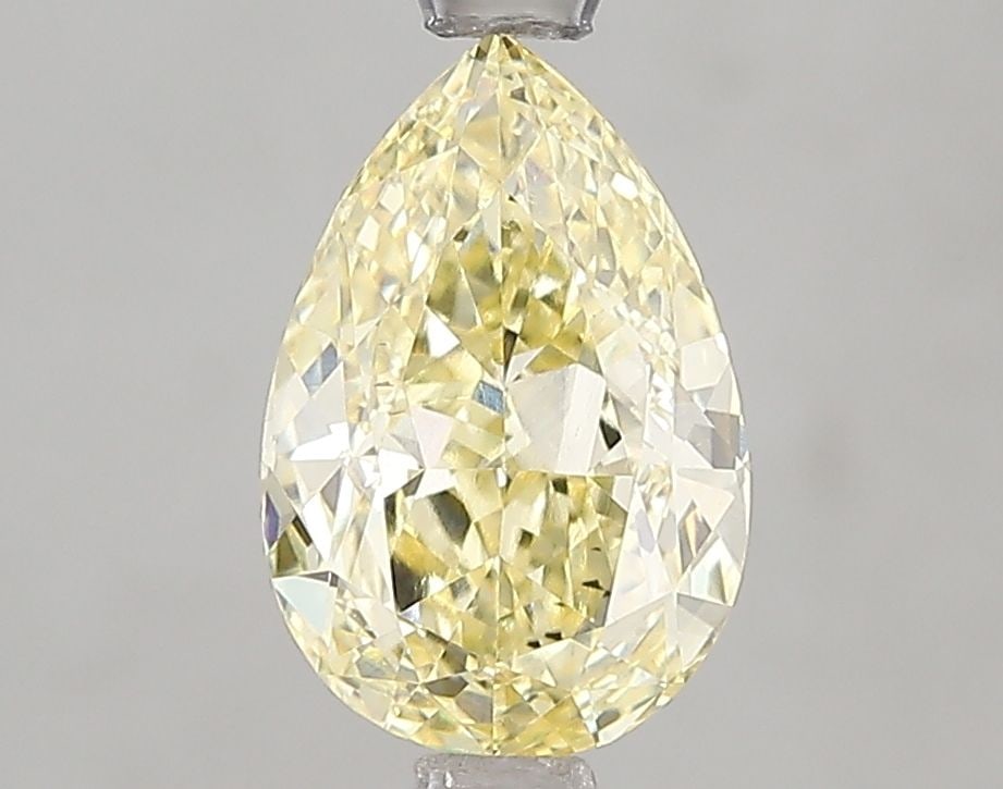 Loose Diamond - PEAR 1.51ct Fancy Yellow VS1: Loose Diamond - PEAR 1.51ct Fancy Yellow VS1 Source: This is a real non-mined Diamond that has been grown in a lab Shape: PEAR Carats: 1.51 Color: Fancy Yellow Certification: IGI Video: