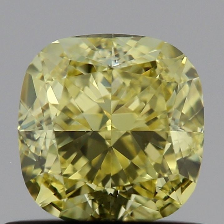 Loose Diamond - CUSHION MODIFIED 0.7ct Fancy Yellow VS1: Loose Diamond - CUSHION MODIFIED 0.7ct Fancy Yellow VS1 Source: This is a real non-mined Diamond that has been grown in a lab Shape: CUSHION MODIFIED Carats: 0.7 Color: Fancy Yellow Certification: IGI