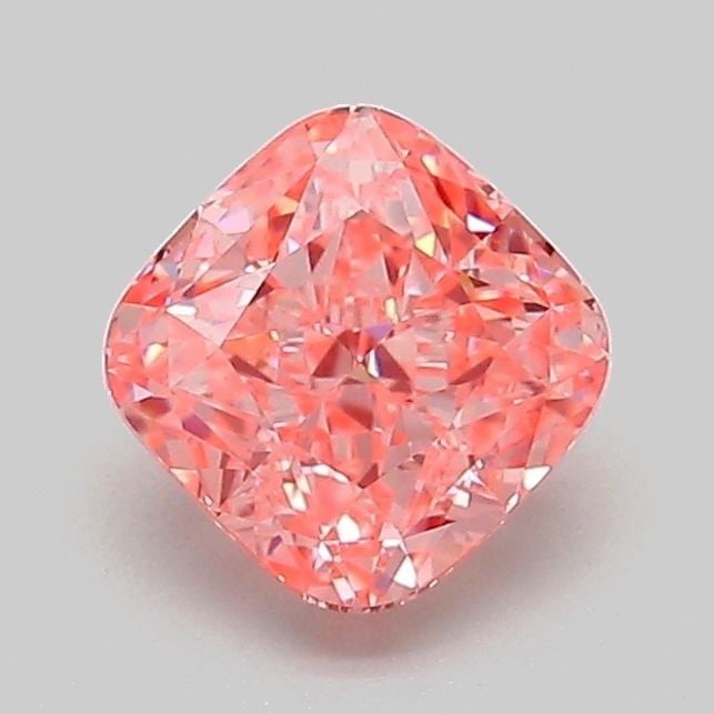 Loose Diamond - CUSHION MODIFIED 1.04ct Fancy Vivid Pink VVS2: Loose Diamond - CUSHION MODIFIED 1.04ct Fancy Vivid Pink VVS2 Source: This is a real non-mined Diamond that has been grown in a lab Shape: CUSHION MODIFIED Carats: 1.04 Color: Fancy Vivid Pink Certifi