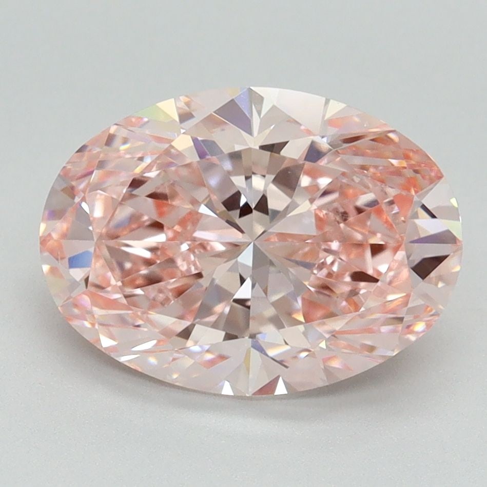 Loose Diamond - OVAL 3.0ct Fancy Intense Pink VS2: Loose Diamond - OVAL 3.0ct Fancy Intense Pink VS2 Source: This is a real non-mined Diamond that has been grown in a lab Shape: OVAL Carats: 3.0 Color: Fancy Intense Pink Certification: IGI Video: