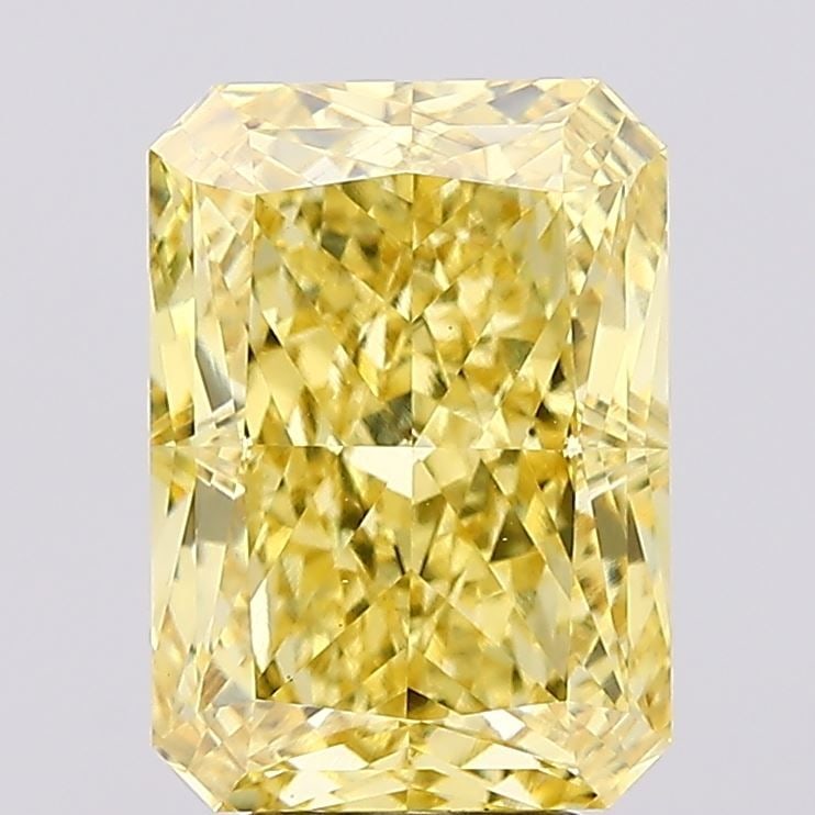 Loose Diamond - RADIANT 5.97ct Fancy Vivid Yellow VS2: Loose Diamond - RADIANT 5.97ct Fancy Vivid Yellow VS2 Source: This is a real non-mined Diamond that has been grown in a lab Shape: RADIANT Carats: 5.97 Color: Fancy Vivid Yellow Certification: IGI Vid