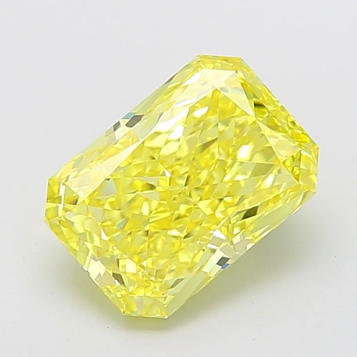 Loose Diamond - RADIANT 4.58ct Fancy Vivid Yellow VS1: Loose Diamond - RADIANT 4.58ct Fancy Vivid Yellow VS1 Source: This is a real non-mined Diamond that has been grown in a lab Shape: RADIANT Carats: 4.58 Color: Fancy Vivid Yellow Certification: IGI Vid
