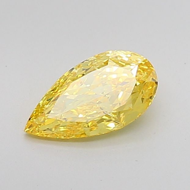 Loose Diamond - PEAR 1.48ct Fancy Vivid Yellow VS1: Loose Diamond - PEAR 1.48ct Fancy Vivid Yellow VS1 Source: This is a real non-mined Diamond that has been grown in a lab Shape: PEAR Carats: 1.48 Color: Fancy Vivid Yellow Certification: IGI Video: