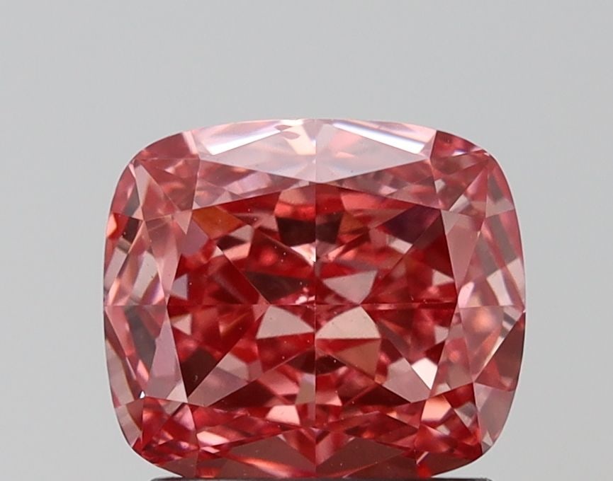 Loose Diamond - CUSHION MODIFIED 1.54ct Fancy Vivid Pink VS2: Loose Diamond - CUSHION MODIFIED 1.54ct Fancy Vivid Pink VS2 Source: This is a real non-mined Diamond that has been grown in a lab Shape: CUSHION MODIFIED Carats: 1.54 Color: Fancy Vivid Pink Certific