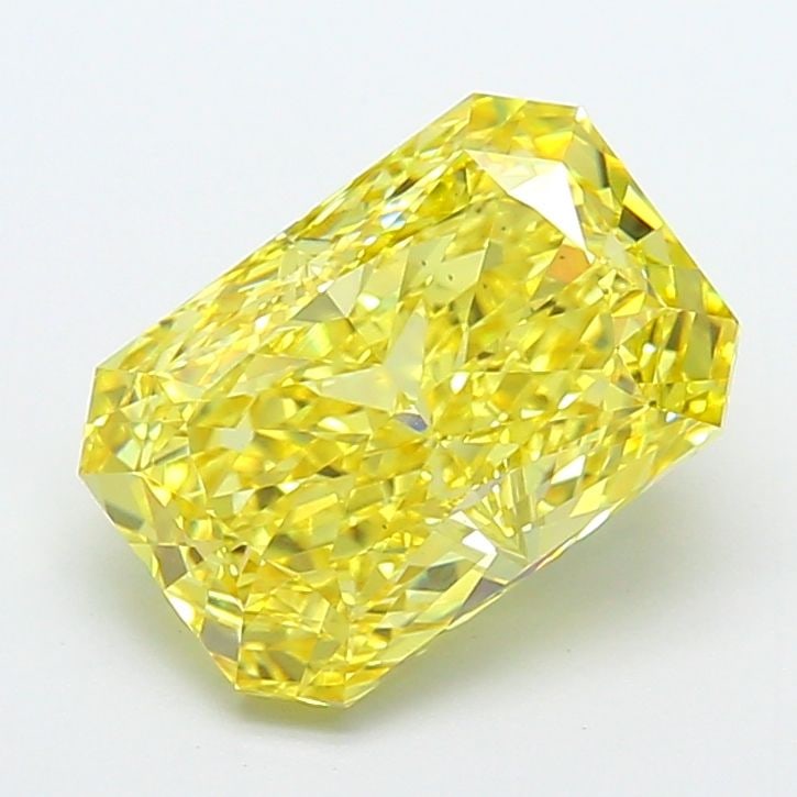 Loose Diamond - RADIANT 5.56ct Fancy Vivid Yellow VS1: Loose Diamond - RADIANT 5.56ct Fancy Vivid Yellow VS1 Source: This is a real non-mined Diamond that has been grown in a lab Shape: RADIANT Carats: 5.56 Color: Fancy Vivid Yellow Certification: IGI Vid