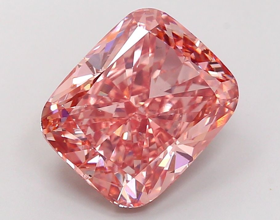 Loose Diamond - CUSHION MODIFIED 7.02ct Fancy Vivid Pink VS2: Loose Diamond - CUSHION MODIFIED 7.02ct Fancy Vivid Pink VS2 Source: This is a real non-mined Diamond that has been grown in a lab Shape: CUSHION MODIFIED Carats: 7.02 Color: Fancy Vivid Pink Certific