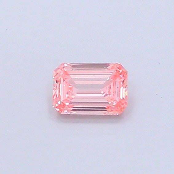 Loose Diamond - EMERALD 0.96ct Fancy Vivid Pink VVS2: Loose Diamond - EMERALD 0.96ct Fancy Vivid Pink VVS2 Source: This is a real non-mined Diamond that has been grown in a lab Shape: EMERALD Carats: 0.96 Color: Fancy Vivid Pink Certification: IGI Video: