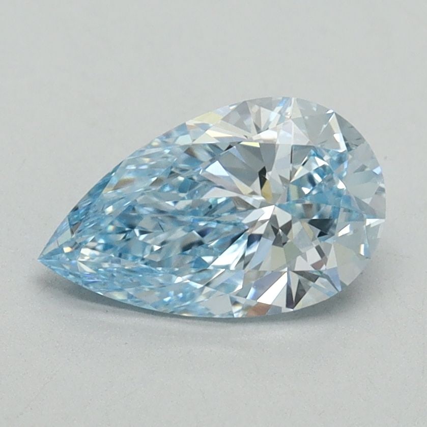 Loose Diamond - PEAR 1.04ct Fancy Intense Blue VS1: Loose Diamond - PEAR 1.04ct Fancy Intense Blue VS1 Source: This is a real non-mined Diamond that has been grown in a lab Shape: PEAR Carats: 1.04 Color: Fancy Intense Blue Certification: IGI Video:
