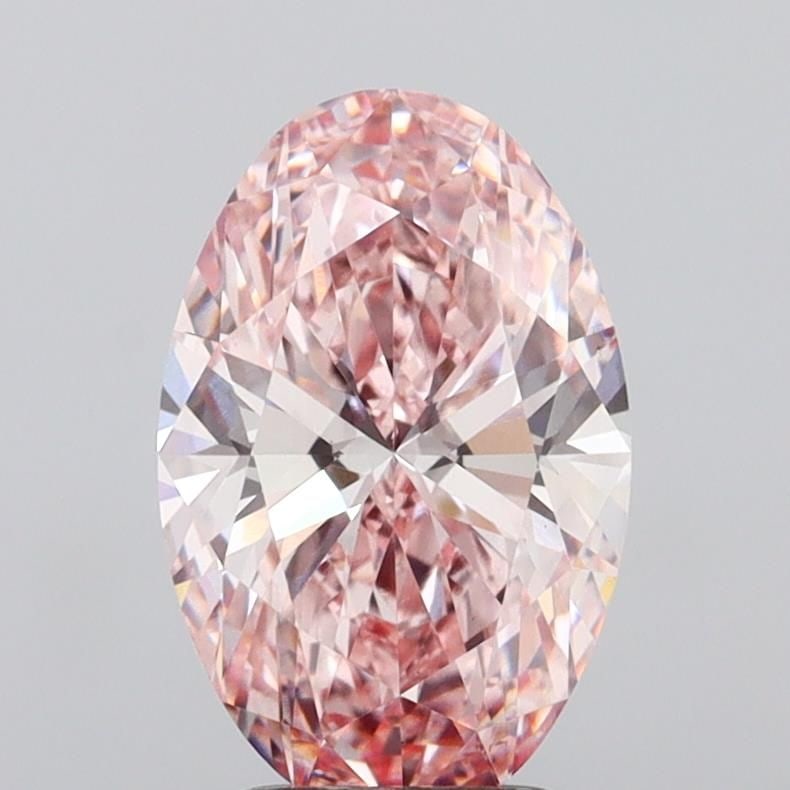 Loose Diamond - OVAL 3.01ct Fancy Intense Pink VS1: Loose Diamond - OVAL 3.01ct Fancy Intense Pink VS1 Source: This is a real non-mined Diamond that has been grown in a lab Shape: OVAL Carats: 3.01 Color: Fancy Intense Pink Certification: IGI Video: