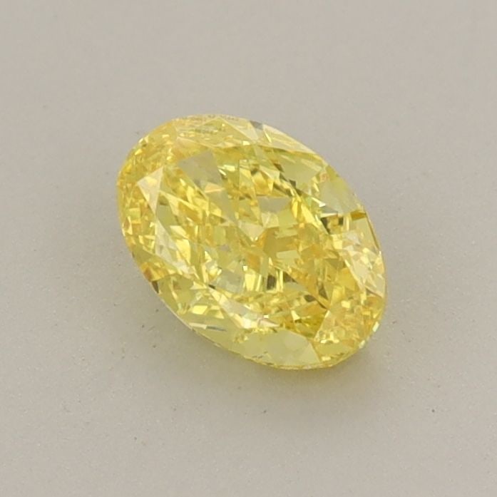 Loose Diamond - OVAL 0.52ct Fancy Vivid Yellow VS1: Loose Diamond - OVAL 0.52ct Fancy Vivid Yellow VS1 Source: This is a real non-mined Diamond that has been grown in a lab Shape: OVAL Carats: 0.52 Color: Fancy Vivid Yellow Certification: IGI Video: