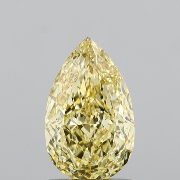 Loose Diamond - PEAR 1.32ct Fancy Yellow VS1: Loose Diamond - PEAR 1.32ct Fancy Yellow VS1 Source: This is a real non-mined Diamond that has been grown in a lab Shape: PEAR Carats: 1.32 Color: Fancy Yellow Certification: IGI Video: