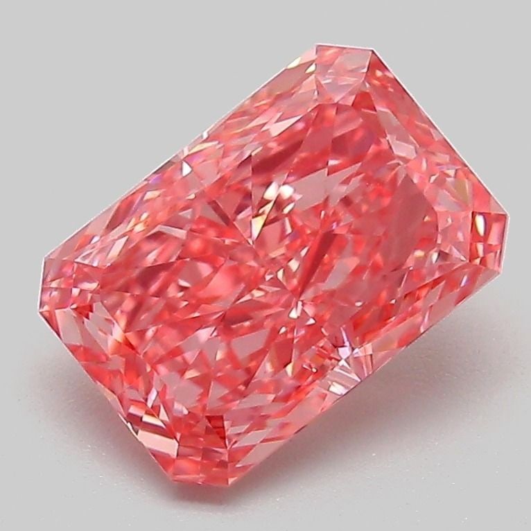 Loose Diamond - RADIANT 2.03ct Fancy Vivid Pink VVS2: Loose Diamond - RADIANT 2.03ct Fancy Vivid Pink VVS2 Source: This is a real non-mined Diamond that has been grown in a lab Shape: RADIANT Carats: 2.03 Color: Fancy Vivid Pink Certification: IGI Video: