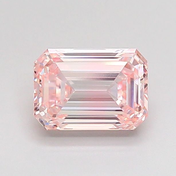 Loose Diamond - EMERALD 1.07ct Fancy Vivid Pink VS1: Loose Diamond - EMERALD 1.07ct Fancy Vivid Pink VS1 Source: This is a real non-mined Diamond that has been grown in a lab Shape: EMERALD Carats: 1.07 Color: Fancy Vivid Pink Certification: NONE Video: