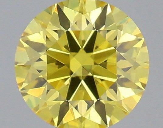Ideal Loose Diamond - ROUND 0.37ct Fancy Intense Yellow VVS1: Ideal Loose Diamond - ROUND 0.37ct Fancy Intense Yellow VVS1 Source: This is a real non-mined Diamond that has been grown in a lab Shape: ROUND Carats: 0.37 Color: Fancy Intense Yellow Certification: 