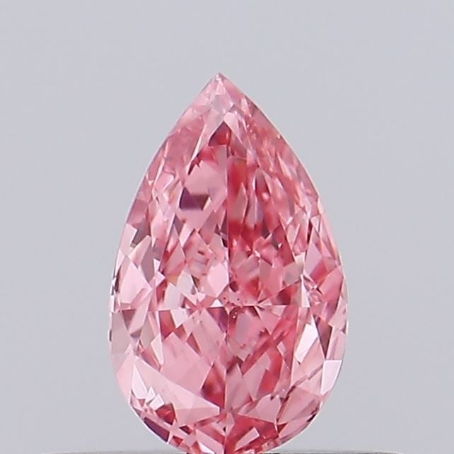 Loose Diamond - PEAR 0.28ct Fancy Vivid Pink VS1: Loose Diamond - PEAR 0.28ct Fancy Vivid Pink VS1 Source: This is a real non-mined Diamond that has been grown in a lab Shape: PEAR Carats: 0.28 Color: Fancy Vivid Pink Certification: NONE Video: