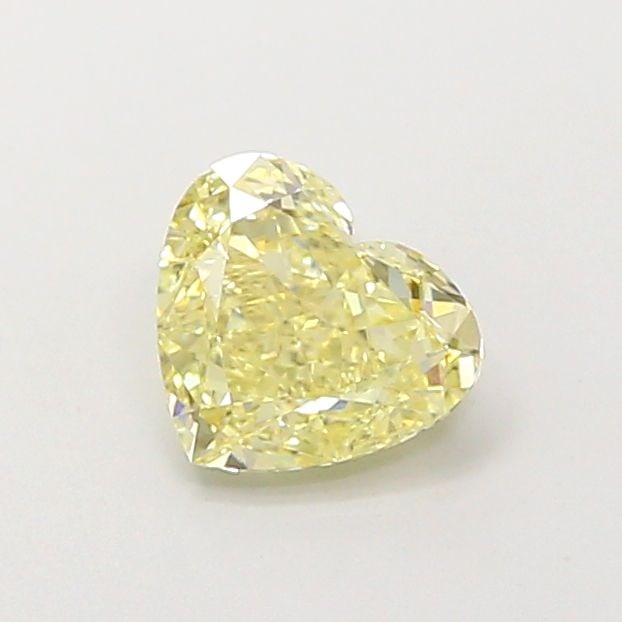 Loose Diamond - HEART 1.02ct Fancy Light Yellow VS2: Loose Diamond - HEART 1.02ct Fancy Light Yellow VS2 Source: This is a real non-mined Diamond that has been grown in a lab Shape: HEART Carats: 1.02 Color: Fancy Light Yellow Certification: IGI Video: