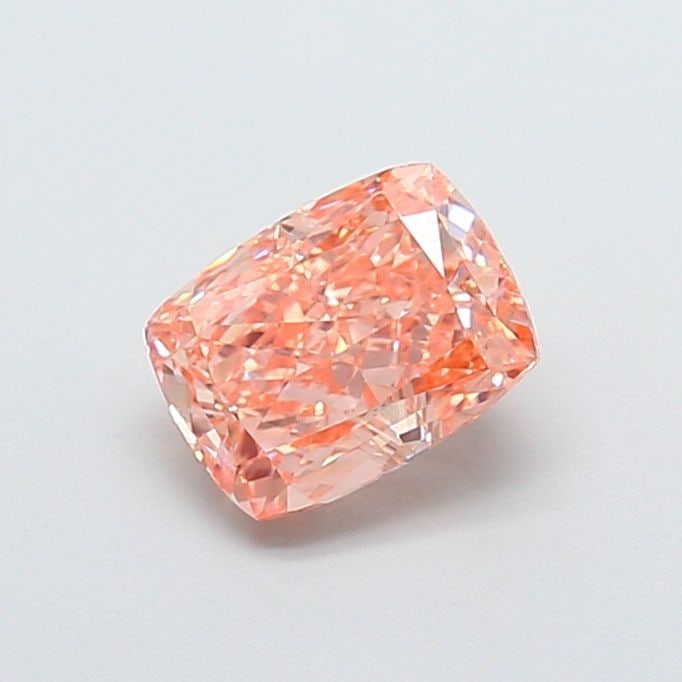 Loose Diamond - CUSHION MODIFIED 1.69ct Fancy Intense Orange Pink VVS2: Loose Diamond - CUSHION MODIFIED 1.69ct Fancy Intense Orange Pink VVS2 Source: This is a real non-mined Diamond that has been grown in a lab Shape: CUSHION MODIFIED Carats: 1.69 Color: Fancy Intense O