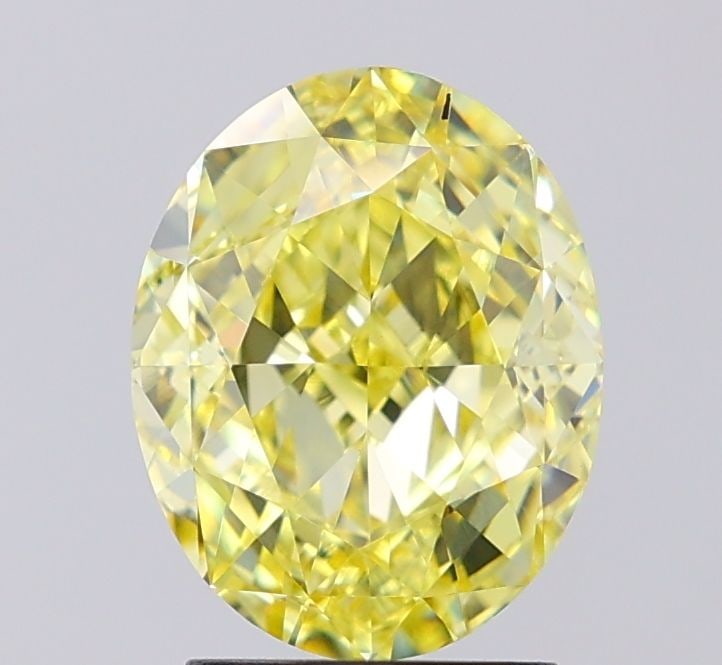 Loose Diamond - OVAL 2.63ct Fancy Yellow VVS2: Loose Diamond - OVAL 2.63ct Fancy Yellow VVS2 Source: This is a real non-mined Diamond that has been grown in a lab Shape: OVAL Carats: 2.63 Color: Fancy Yellow Certification: IGI The Diamond Depot Gu