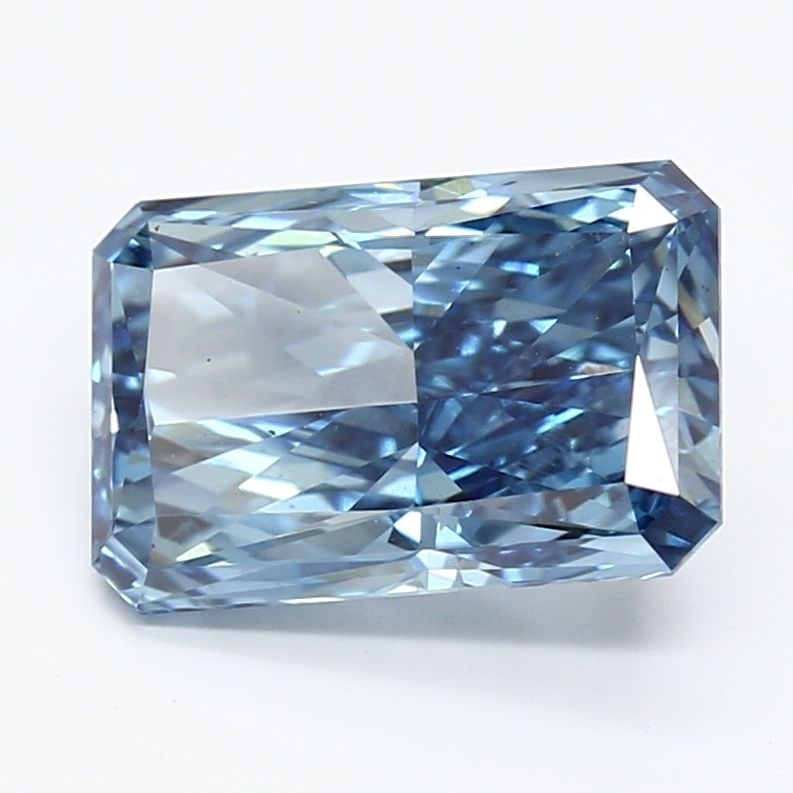 Loose Diamond - RADIANT 2.63ct Fancy Vivid Blue VS1: Loose Diamond - RADIANT 2.63ct Fancy Vivid Blue VS1 Source: This is a real non-mined Diamond that has been grown in a lab Shape: RADIANT Carats: 2.63 Color: Fancy Vivid Blue Certification: IGI Video: