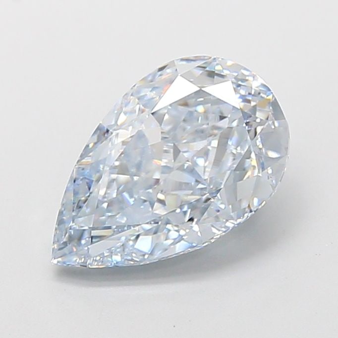 Loose Diamond - PEAR 3.41ct Fancy Light Blue VVS1: Loose Diamond - PEAR 3.41ct Fancy Light Blue VVS1 Source: This is a real non-mined Diamond that has been grown in a lab Shape: PEAR Carats: 3.41 Color: Fancy Light Blue Certification: IGI The Diamond 