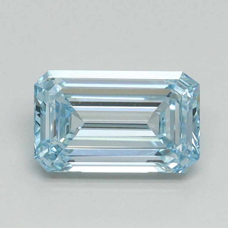 Loose Diamond - EMERALD 1.01ct Fancy Intense Blue VVS2: Loose Diamond - EMERALD 1.01ct Fancy Intense Blue VVS2 Source: This is a real non-mined Diamond that has been grown in a lab Shape: EMERALD Carats: 1.01 Color: Fancy Intense Blue Certification: IGI Vi