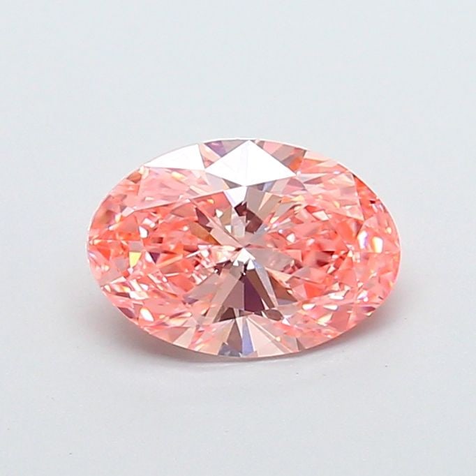 Loose Diamond - OVAL 1.56ct Fancy Vivid Pink VS1: Loose Diamond - OVAL 1.56ct Fancy Vivid Pink VS1 Source: This is a real non-mined Diamond that has been grown in a lab Shape: OVAL Carats: 1.56 Color: Fancy Vivid Pink Certification: IGI Video: