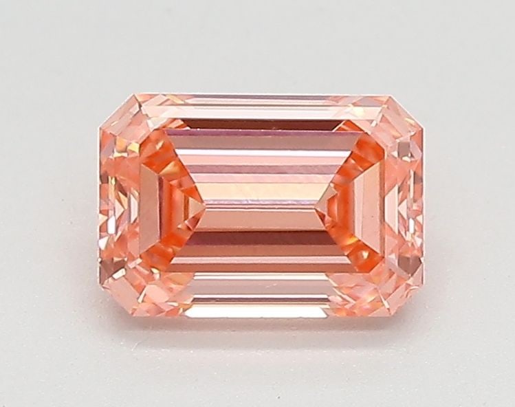 Loose Diamond - EMERALD 0.69ct Fancy Vivid Pink VVS2: Loose Diamond - EMERALD 0.69ct Fancy Vivid Pink VVS2 Source: This is a real non-mined Diamond that has been grown in a lab Shape: EMERALD Carats: 0.69 Color: Fancy Vivid Pink Certification: IGI Video: