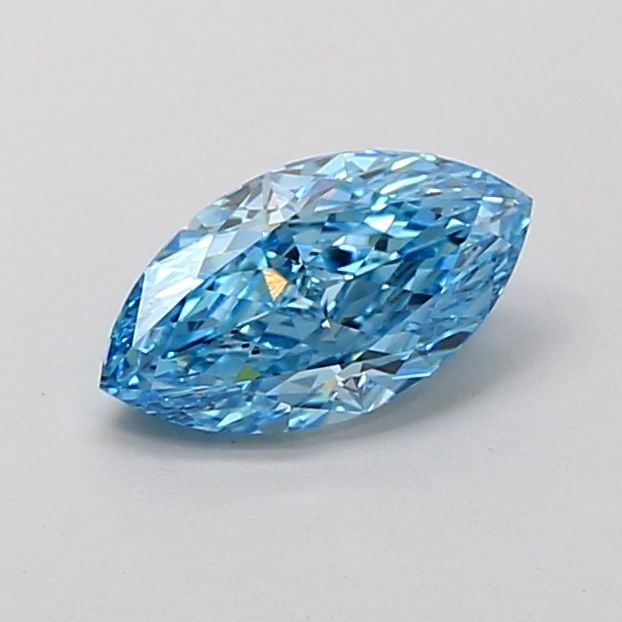 Loose Diamond - MARQUISE 1.0ct Fancy Vivid Blue VVS2: Loose Diamond - MARQUISE 1.0ct Fancy Vivid Blue VVS2 Source: This is a real non-mined Diamond that has been grown in a lab Shape: MARQUISE Carats: 1.0 Color: Fancy Vivid Blue Certification: IGI Video: