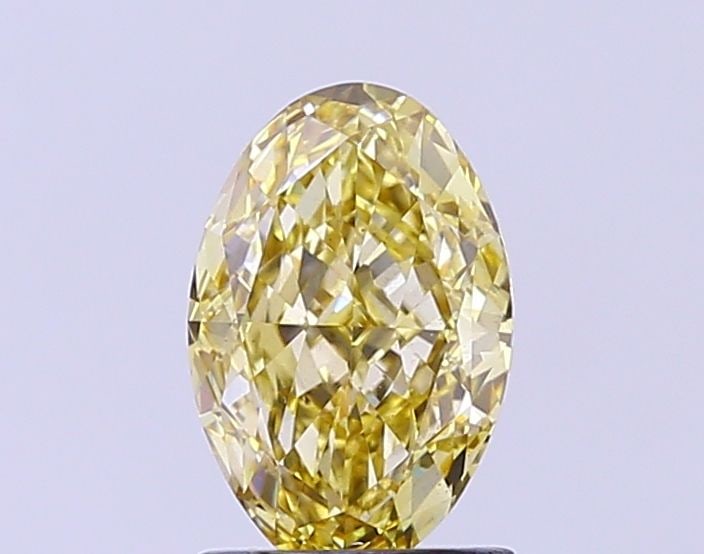 Loose Diamond - OVAL 1.52ct Fancy Yellow VS2: Loose Diamond - OVAL 1.52ct Fancy Yellow VS2 Source: This is a real non-mined Diamond that has been grown in a lab Shape: OVAL Carats: 1.52 Color: Fancy Yellow Certification: IGI Video: