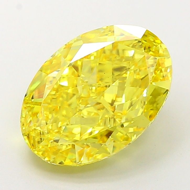 Loose Diamond - OVAL 6.06ct Fancy Vivid Yellow VS1: Loose Diamond - OVAL 6.06ct Fancy Vivid Yellow VS1 Source: This is a real non-mined Diamond that has been grown in a lab Shape: OVAL Carats: 6.06 Color: Fancy Vivid Yellow Certification: IGI The Diamo