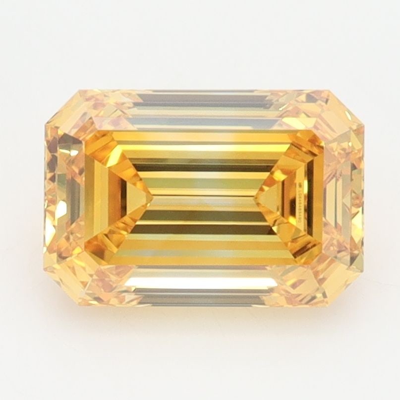 Loose Diamond - EMERALD 2.01ct Fancy Vivid Yellow VVS2: Loose Diamond - EMERALD 2.01ct Fancy Vivid Yellow VVS2 Source: This is a real non-mined Diamond that has been grown in a lab Shape: EMERALD Carats: 2.01 Color: Fancy Vivid Yellow Certification: IGI Vi