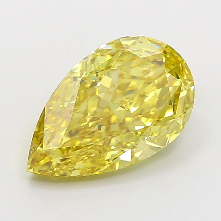 Loose Diamond - PEAR 2.28ct Fancy Vivid Yellow VS1: Loose Diamond - PEAR 2.28ct Fancy Vivid Yellow VS1 Source: This is a real non-mined Diamond that has been grown in a lab Shape: PEAR Carats: 2.28 Color: Fancy Vivid Yellow Certification: IGI Video: