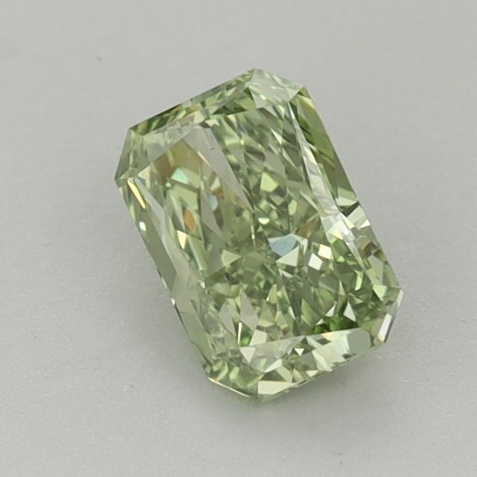 Loose Diamond - RADIANT 0.72ct Fancy Vivid Green VS1: Loose Diamond - RADIANT 0.72ct Fancy Vivid Green VS1 Source: This is a real non-mined Diamond that has been grown in a lab Shape: RADIANT Carats: 0.72 Color: Fancy Vivid Green Certification: IGI Video