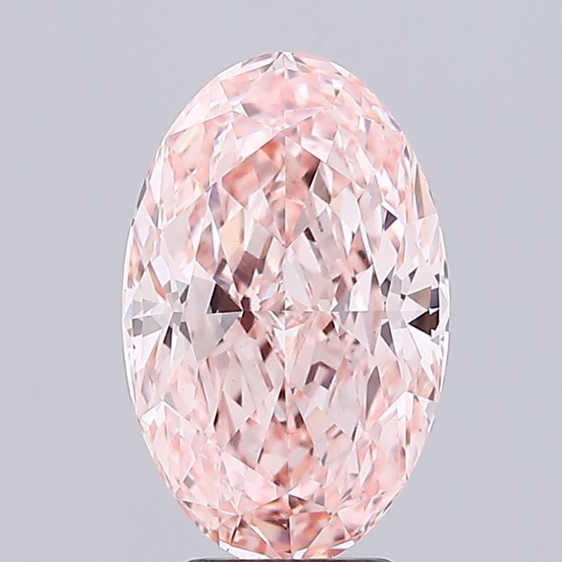 Loose Diamond - OVAL 4.51ct Fancy Vivid Pink VVS2: Loose Diamond - OVAL 4.51ct Fancy Vivid Pink VVS2 Source: This is a real non-mined Diamond that has been grown in a lab Shape: OVAL Carats: 4.51 Color: Fancy Vivid Pink Certification: IGI Video: