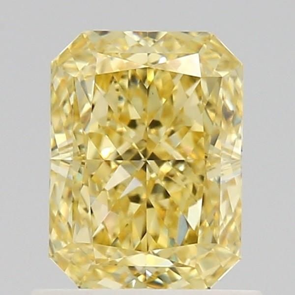 Loose Diamond - RADIANT 1.03ct Fancy Intense Yellow VS1: Loose Diamond - RADIANT 1.03ct Fancy Intense Yellow VS1 Source: This is a real non-mined Diamond that has been grown in a lab Shape: RADIANT Carats: 1.03 Color: Fancy Intense Yellow Certification: IGI