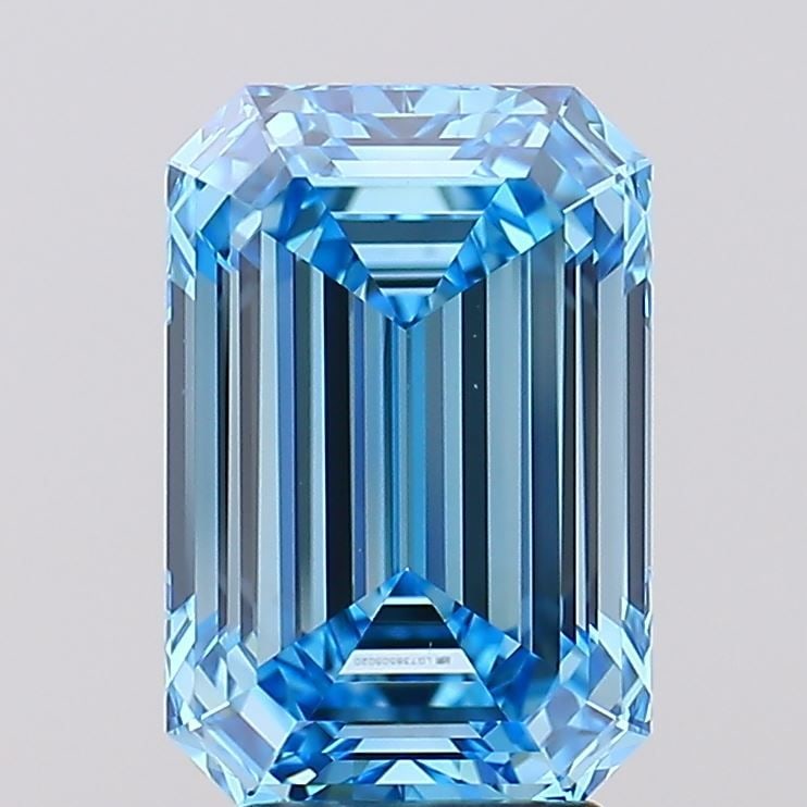 Loose Diamond - EMERALD 4.02ct Fancy Vivid Blue VVS1: Loose Diamond - EMERALD 4.02ct Fancy Vivid Blue VVS1 Source: This is a real non-mined Diamond that has been grown in a lab Shape: EMERALD Carats: 4.02 Color: Fancy Vivid Blue Certification: IGI Video: