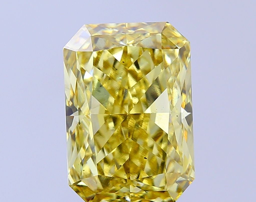 Loose Diamond - RADIANT 7.03ct Fancy Vivid Yellow VS2: Loose Diamond - RADIANT 7.03ct Fancy Vivid Yellow VS2 Source: This is a real non-mined Diamond that has been grown in a lab Shape: RADIANT Carats: 7.03 Color: Fancy Vivid Yellow Certification: IGI Vid